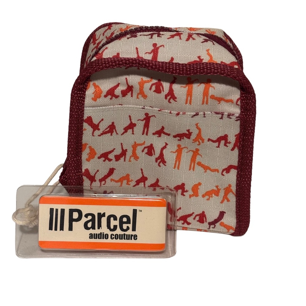 Vintage Y2K Parcel by Loop NYC Small Makeup Bag Breakdance All Over Print NWT